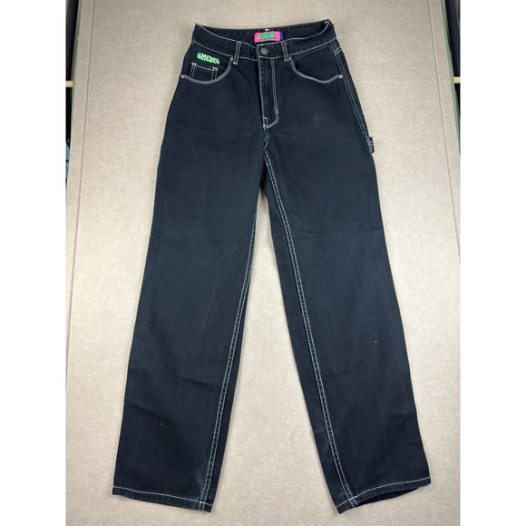 Empyre Other - Y2K Empyre Jeans Men's 2 Black Tori Contrast‎ Stitch Carpenter Skater Mid Rise